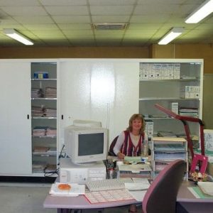 Armoire de bureau métallique-archivage