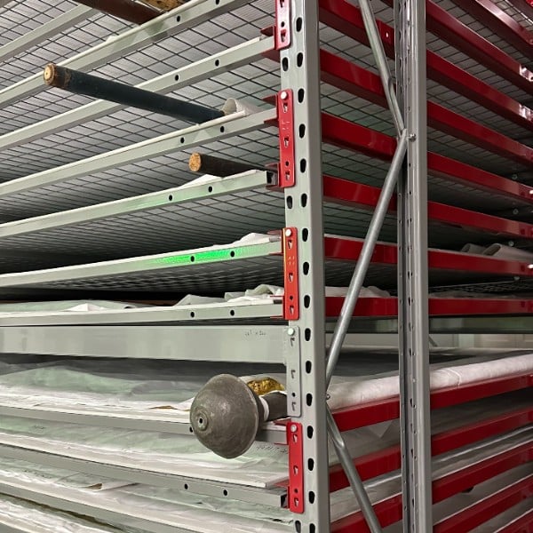 Meuble de stockage drapeaux